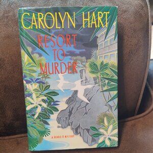 2/$7, 3/$9  Resort to Murder- hardcover book